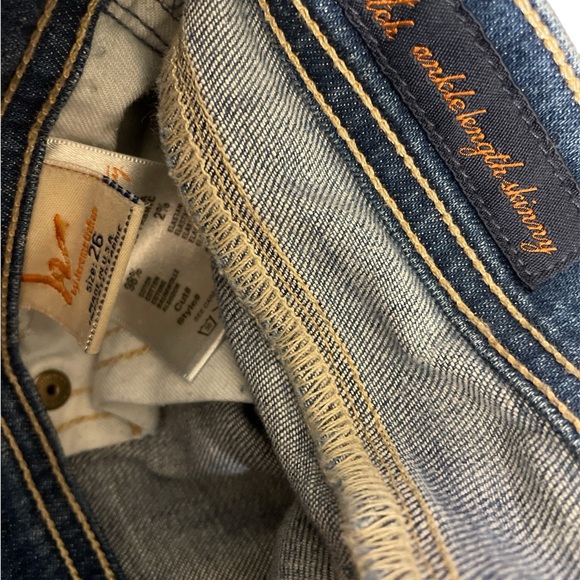 Citizens of Humanity Sz:26 Skinny Ankle Length Blue Jeans - Picture 2 of 6